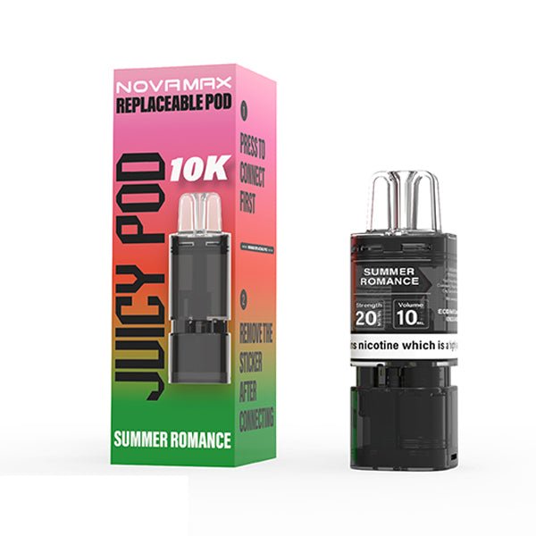 Juicy Pod NovaMax 10K Prefilled Pods | £5 - Avalanche Vapes Strawberry Grape BGPODS