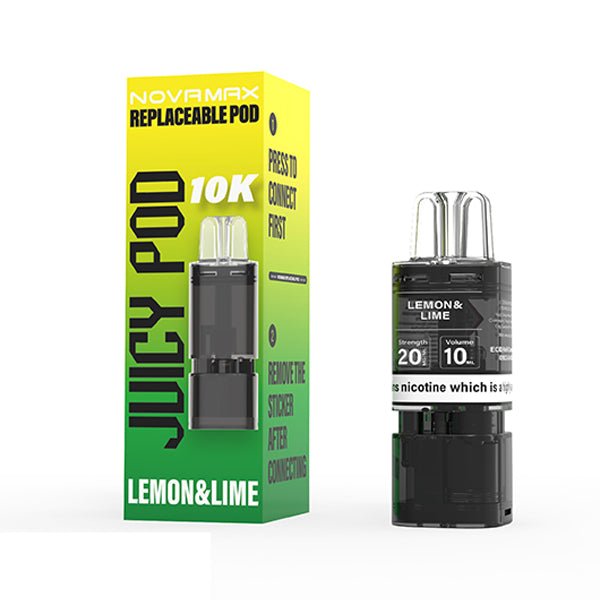 Juicy Pod NovaMax 10K Prefilled Pods | £5 - Avalanche Vapes FreshmintPODS