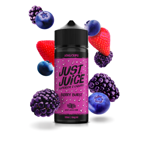 Just Juice 70/30 | 100ml + 2 Nics | £10 - Avalanche Vapes Berry burst