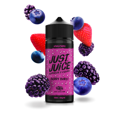 Just Juice 70/30 | 100ml + 2 Nics | £10 - Avalanche Vapes Berry burst