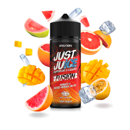 Just Juice 70/30 | 100ml + 2 Nics | £10 - Avalanche Vapes Mango & Blood Orange On Ice
