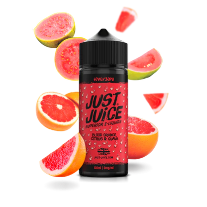 Just Juice 70/30 | 100ml + 2 Nics | £10 - Avalanche Vapes Blood Orange Citrus & Guava