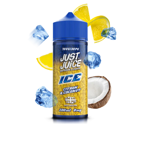 Just Juice 70/30 | 100ml + 2 Nics | £10 - Avalanche Vapes Citron & Coconut Ice