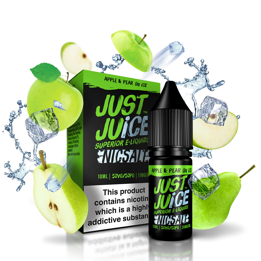 Just Juice Nic Salt | £1 - Avalanche Vapes Apple Pear Ice10mg