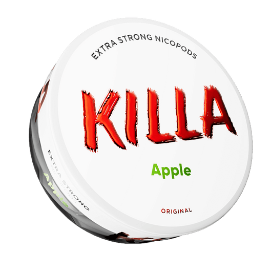 Killa Nicotine Pouches | 13.2mg | 5 Tins for £15 | £3.50 - Avalanche Vapes Apple13.2mg