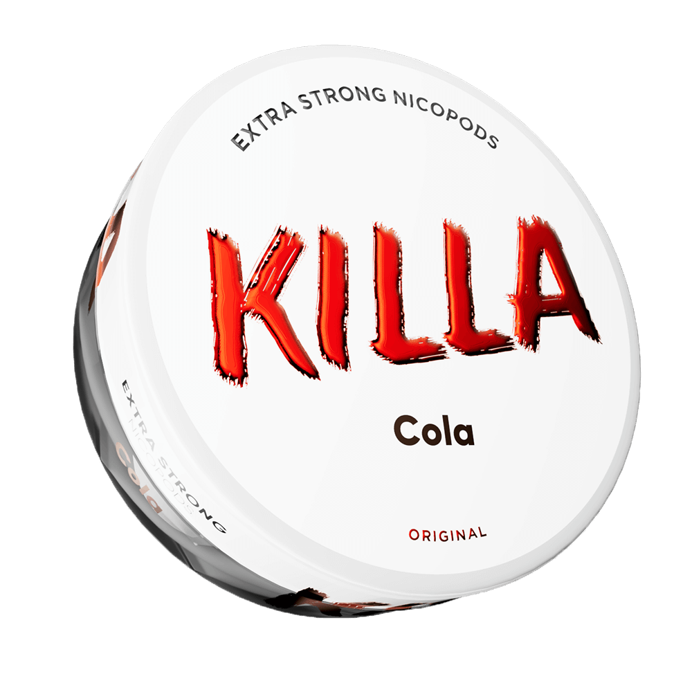 Killa Nicotine Pouches | 13.2mg | 5 Tins for £15 | £3.50 - Avalanche Vapes Cola13.2mg