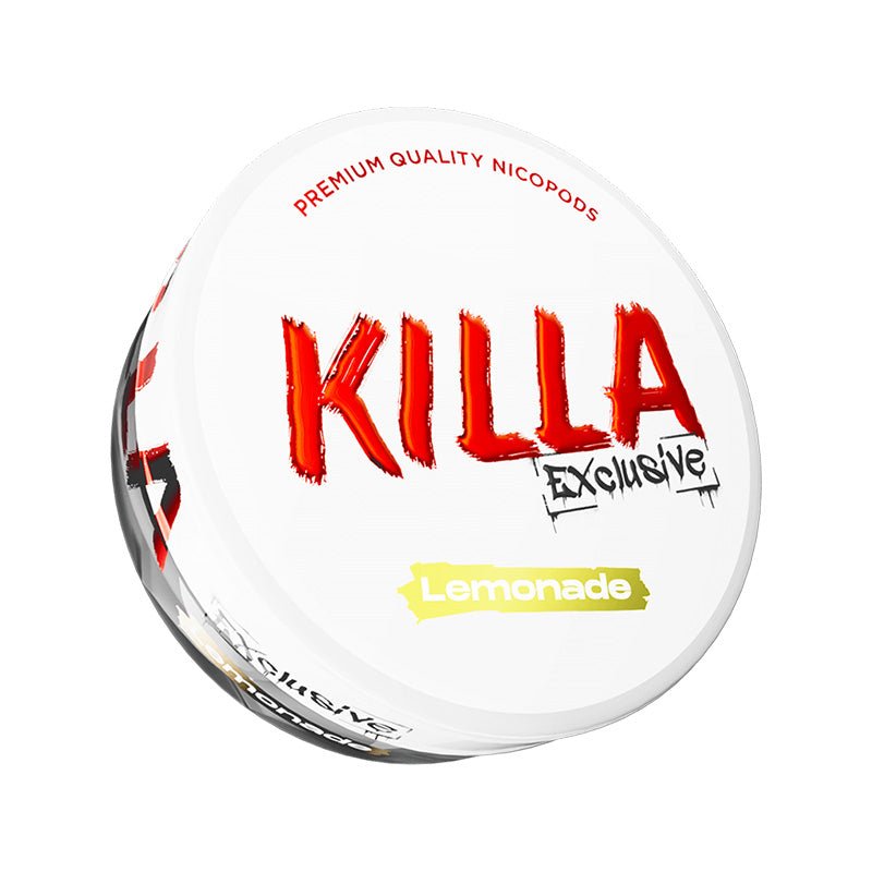 Killa Exclusive Nicotine Pouches | 13.2mg | 5 for £15 | £3.50 - Avalanche Vapes Lemonade13.2mg