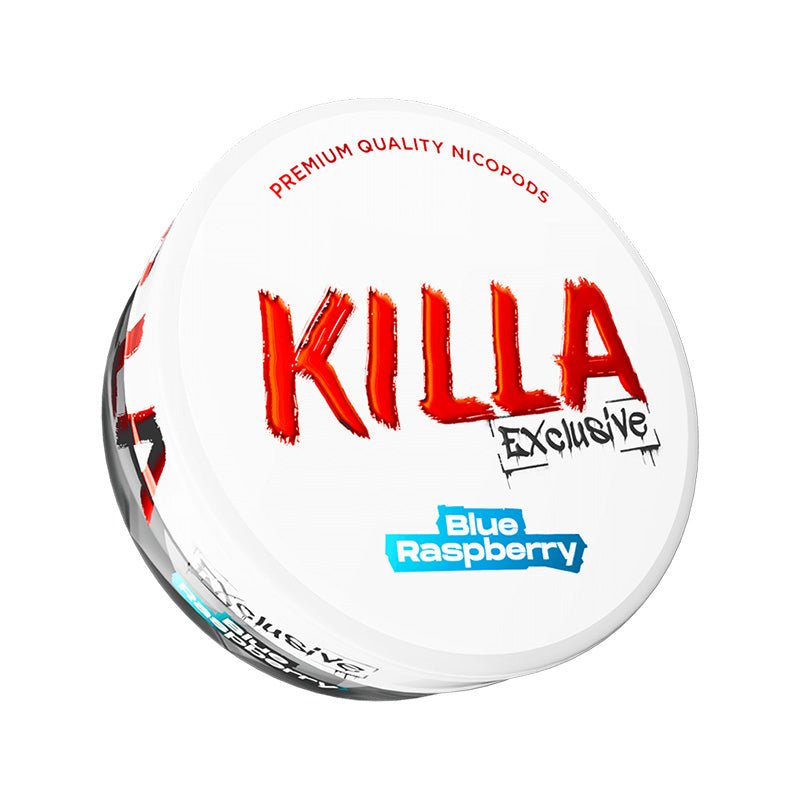 Killa Exclusive Nicotine Pouches | 13.2mg | 5 for £15 | £3.50 - Avalanche Vapes Blue Raspberry13.2mg