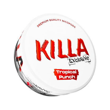 Killa Exclusive Nicotine Pouches | 13.2mg | 5 for £15 | £3.50 - Avalanche Vapes Tropical Punch13.2mg