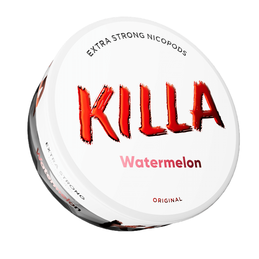 Killa Nicotine Pouches | 13.2mg | 5 Tins for £15 | £3.50 - Avalanche Vapes Watermelon13.2mg