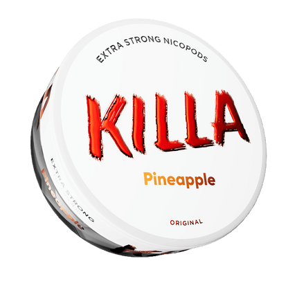 Killa Nicotine Pouches | 13.2mg | 5 Tins for £15 | £3.50 - Avalanche Vapes Pineapple13.2mg