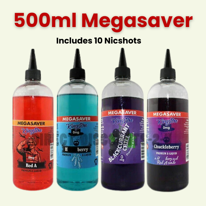 Kingston 70/30 | 500ml + 10 Nics | £23 - Avalanche Vapes Blackcurrant Blue Raspberry Menthol