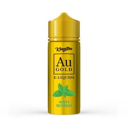 Kingston Au Gold 100ml + 2 Nics from £3 - Avalanche Vapes Minty Menthol