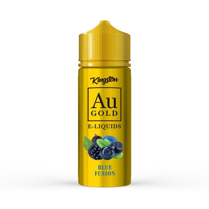 Kingston Au Gold 100ml + 2 Nics from £3 - Avalanche Vapes Blue Fusion