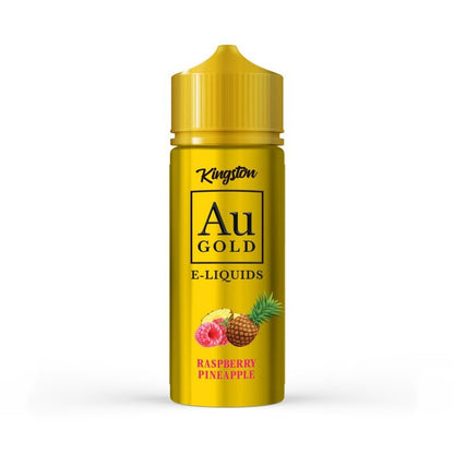 Kingston Au Gold 100ml + 2 Nics from £3 - Avalanche Vapes Raspberry Pineapple
