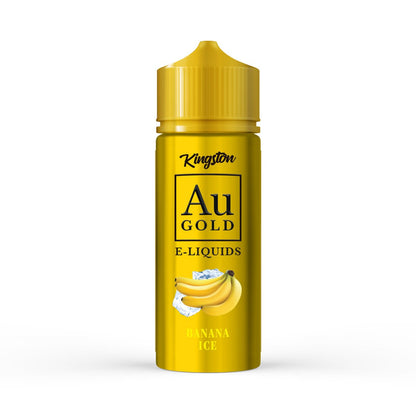 Kingston Au Gold 100ml + 2 Nics from £3 - Avalanche Vapes Banana Ice