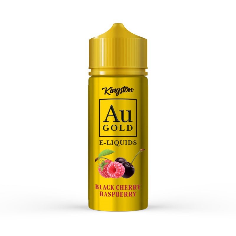 Kingston Au Gold 100ml + 2 Nics from £3 - Avalanche Vapes Black Cherry Raspberry
