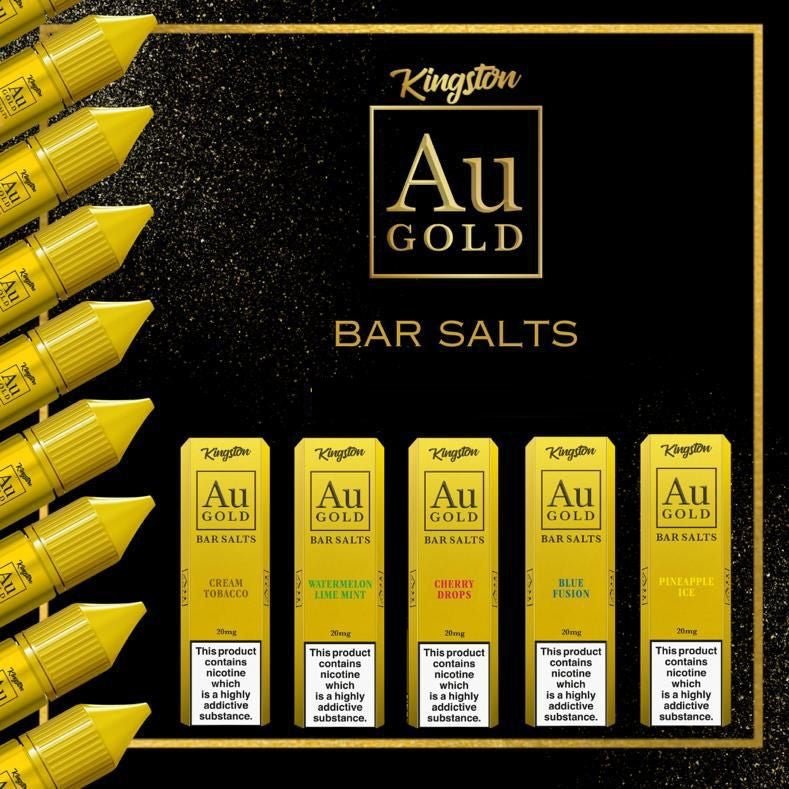 Kingston Au Gold Nic Salt | £2 - Avalanche Vapes Banana Ice10mg