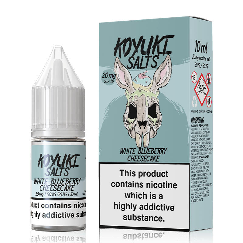 Koyuki Nic Salt | £1 - Avalanche Vapes White Blueberry Cheescake10mg