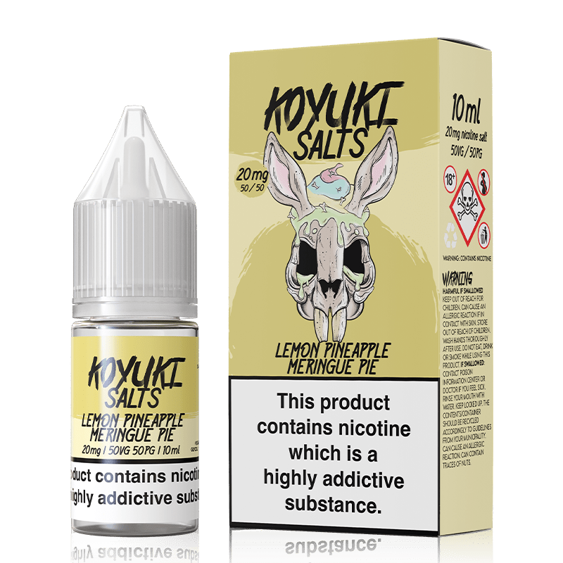 Koyuki Nic Salt | £1 - Avalanche Vapes Lemon Pineapple Merangue Pie10mg