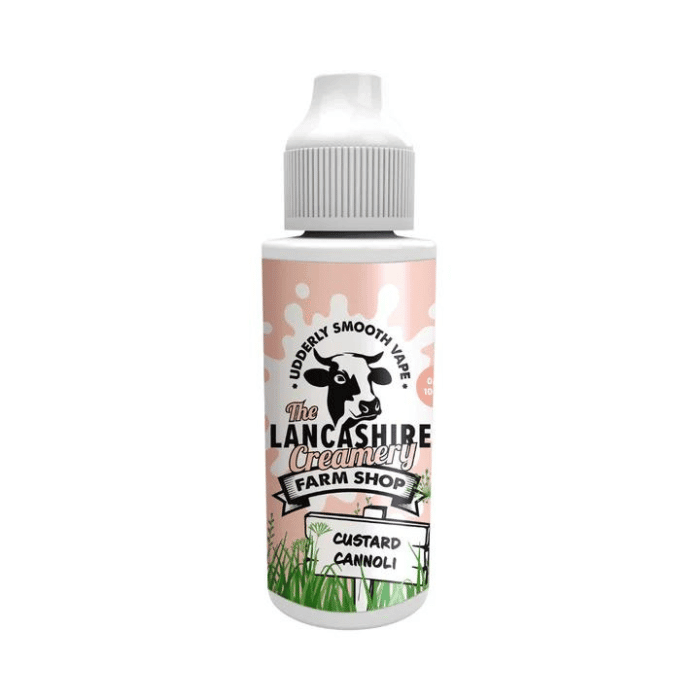 Lancashire Creamery Farm Shop 70/30 | 100ml + 2 Nics | £10 - Avalanche Vapes CUSTARD CANNOLI