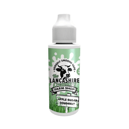 Lancashire Creamery Farm Shop 70/30 | 100ml + 2 Nics | £10 - Avalanche Vapes APPLE SUGAR DOUGHNUT
