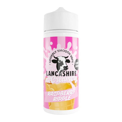 Lancashire Ice Creamery 70/30 | 100ml + 2 Nics | £10 - Avalanche Vapes Raspberry Ripple