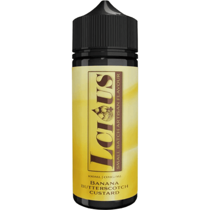 Lcious 70/30 | 100ml + 2 Nics | £10 - Avalanche Vapes Banana Butterscotch Custard