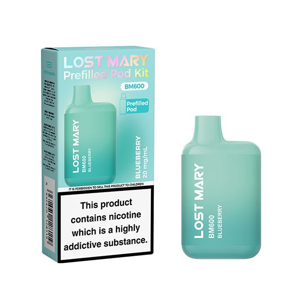 Lost Mary BM600 MINI Prefilled Kit | £3.50 - Avalanche Vapes Blueberry Sour RaspberryKIT