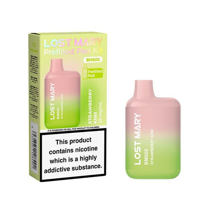 Lost Mary BM600 MINI Prefilled Kit | £3.50 - Avalanche Vapes Strawberry KiwiKIT