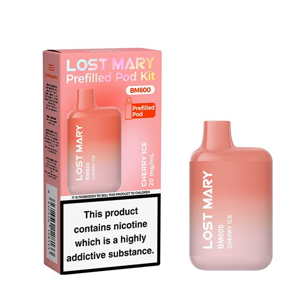 Lost Mary BM600 MINI Prefilled Kit | £3.50 - Avalanche Vapes Cherry IceKIT