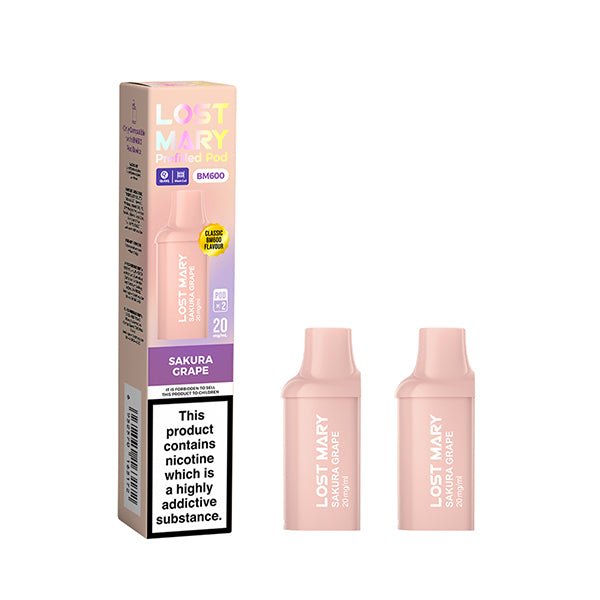 Lost Mary BM600 Mini Prefilled Pods | 10 for £32 | £4 - Avalanche Vapes Peach IcePODS
