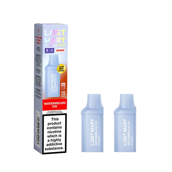 lost mary mini vape Lost Mary BM600 Mini Prefilled Pods 2 Pack | 10 for £32