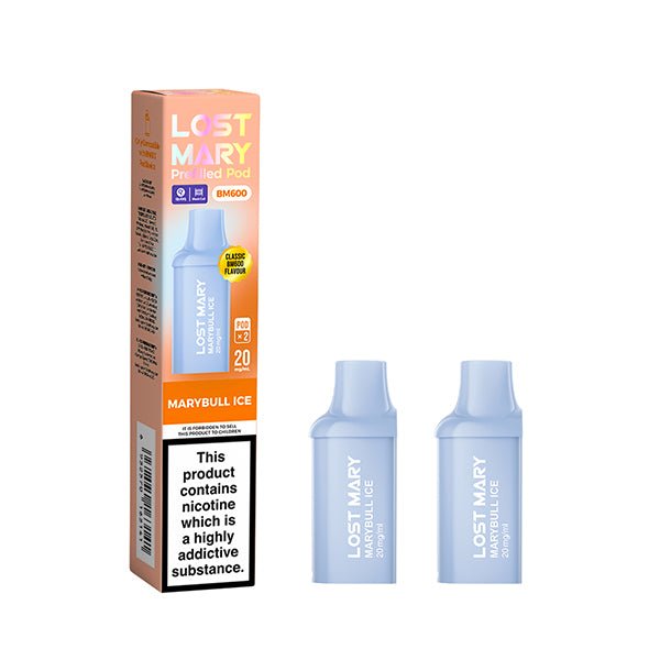 Lost Mary BM600 Mini Prefilled Pods | 10 for £32 | £4 - Avalanche Vapes Lemon LimePODS