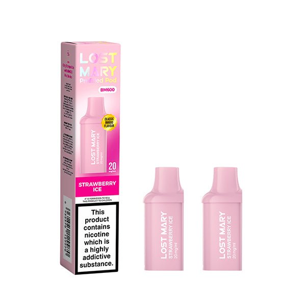 Lost Mary BM600 Mini Prefilled Pods | 10 for £32 | £4 - Avalanche Vapes Pink LemonadePODS