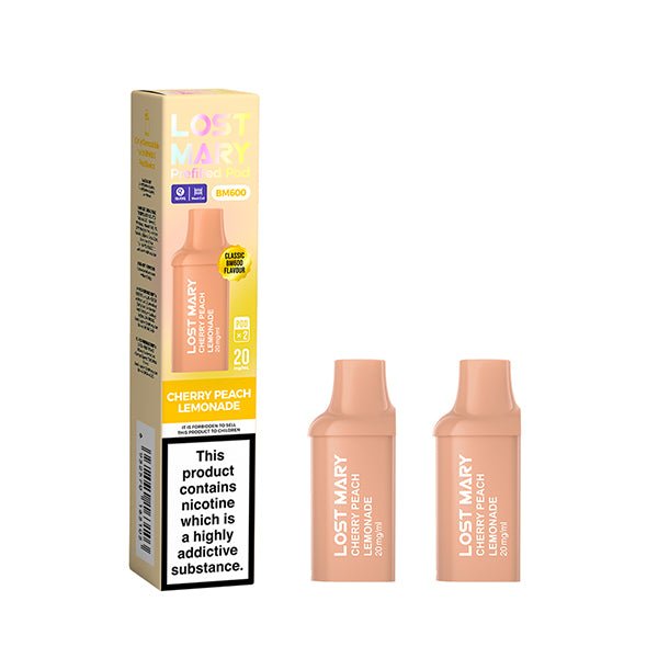Lost Mary BM600 Mini Prefilled Pods | 10 for £32 | £4 - Avalanche Vapes Cherry IcePODS