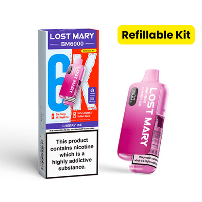 Lost Mary BM6000 Prefilled Kit | £7 - Avalanche Vapes Cherry IceKIT