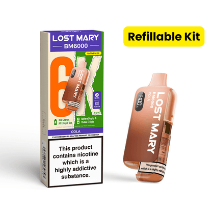Lost Mary BM6000 Prefilled Kit | £7 - Avalanche Vapes ColaKIT