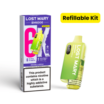 Lost Mary BM6000 Prefilled Kit | £7 - Avalanche Vapes Double AppleKIT