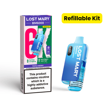 Lost Mary BM6000 Prefilled Kit | £7 - Avalanche Vapes Triple BerryKIT