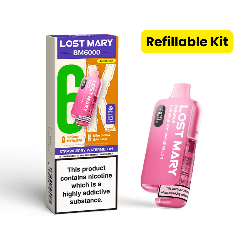 Lost Mary BM6000 Prefilled Kit | £7 - Avalanche Vapes Strawberry WatermelonKIT