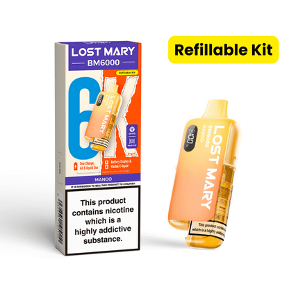 Lost Mary BM6000 Prefilled Kit | £7 - Avalanche Vapes MangoKIT