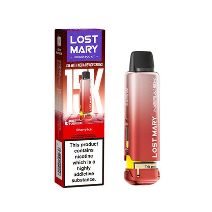 Lost Mary Nera 15K Pods | £6 - Avalanche Vapes Cherry IcePODS