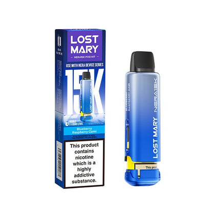 Lost Mary Nera 15K Pods | £6 - Avalanche Vapes Blueberry Raspberry IcePODS