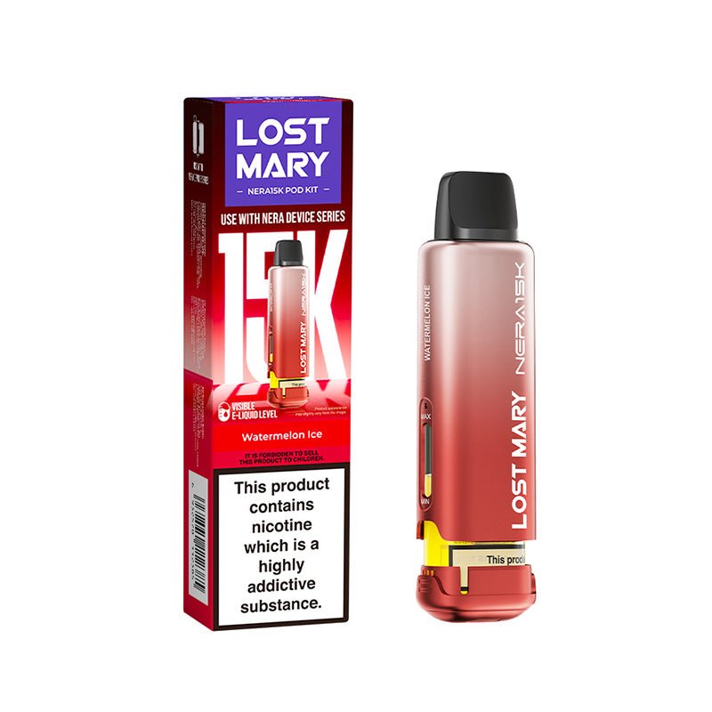 Lost Mary Nera 15K Pods | £6 - Avalanche Vapes Watermelon IcePODS