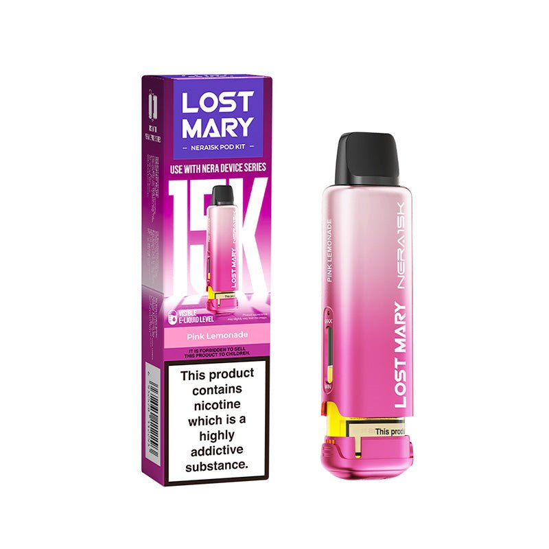 Lost Mary Nera 15K Pods | £6 - Avalanche Vapes Pink LemonadePODS