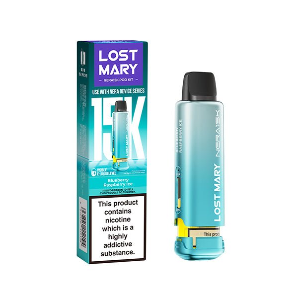 Lost Mary Nera 15K Pods | £6 - Avalanche Vapes Blueberry Raspberry IcePODS