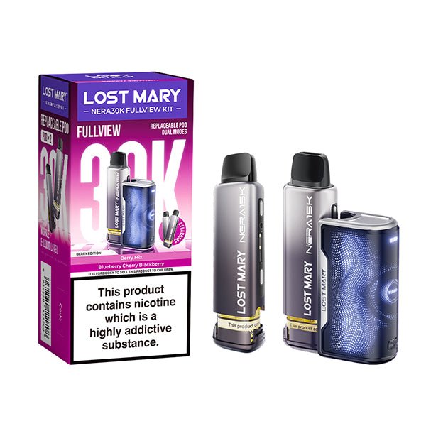 Lost Mary Nera 30K Prefilled Kit | £10 - Avalanche Vapes Berry EditionKIT