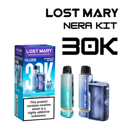 Lost Mary Nera 30K Prefilled Kit | £10 - Avalanche Vapes Berry EditionKIT