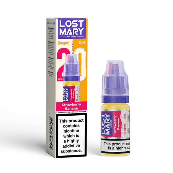 Lost Mary Nic Salt | From £1 - Avalanche Vapes Strawberry Banana10mg